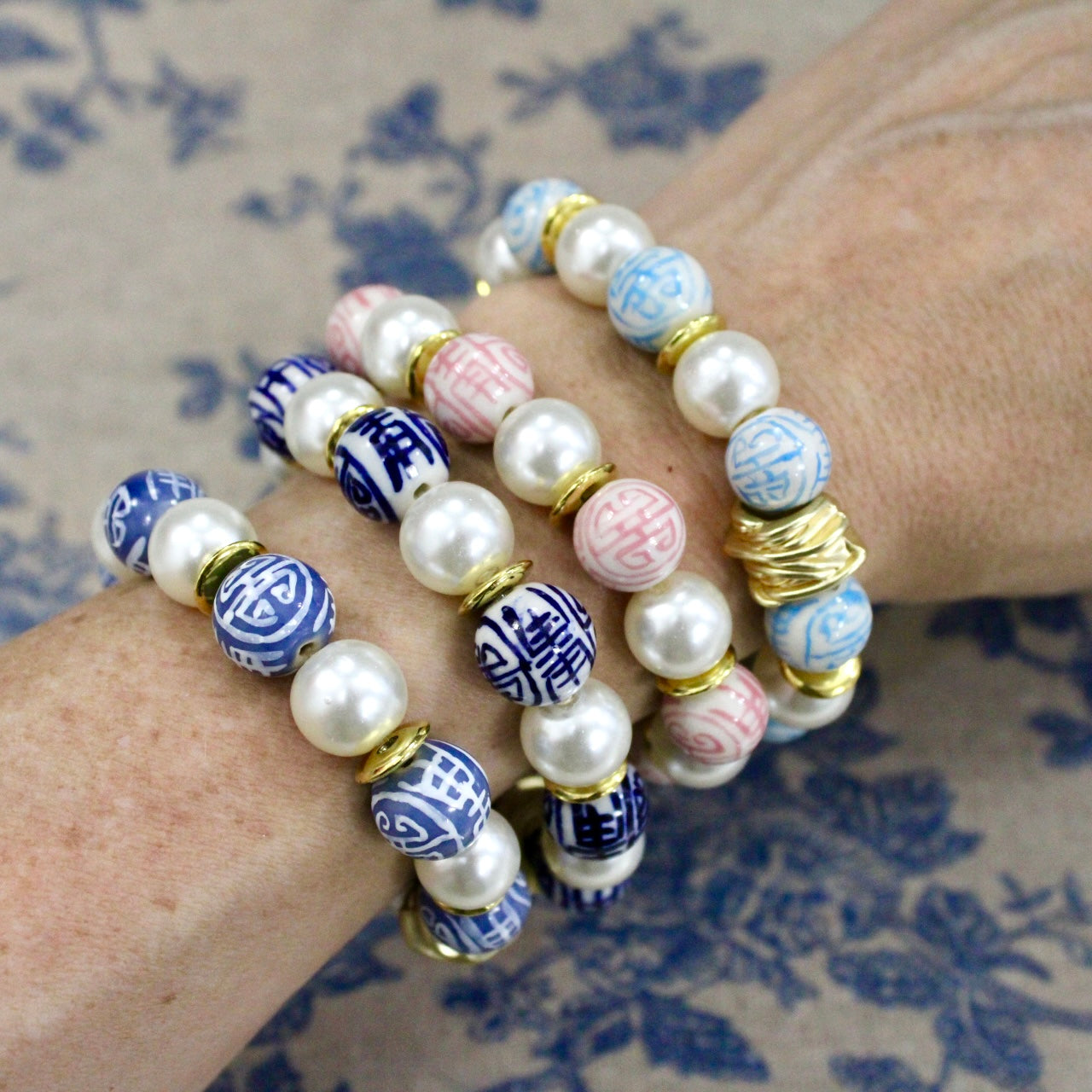 Magnolia Bracelet • Pale Blue