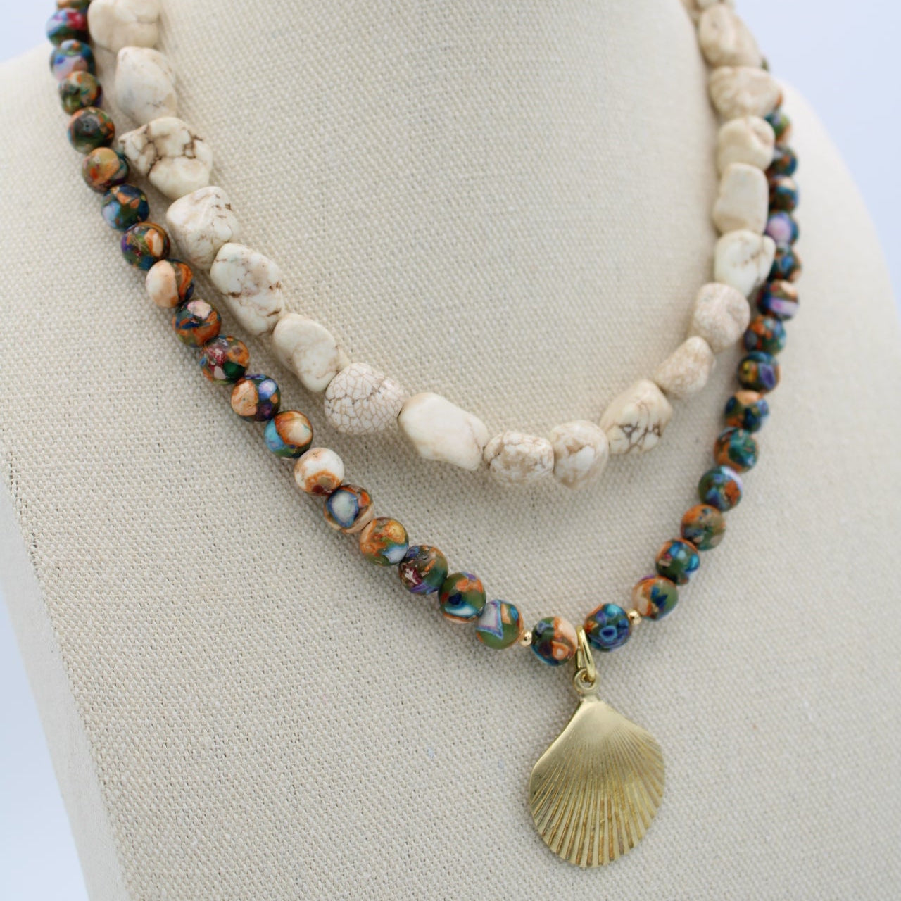 Beach Please Necklace, 16"