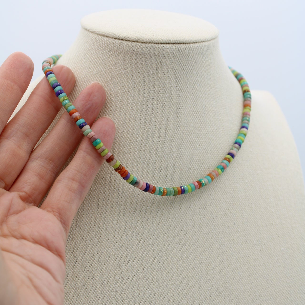 Sunset Social Necklace, 15"