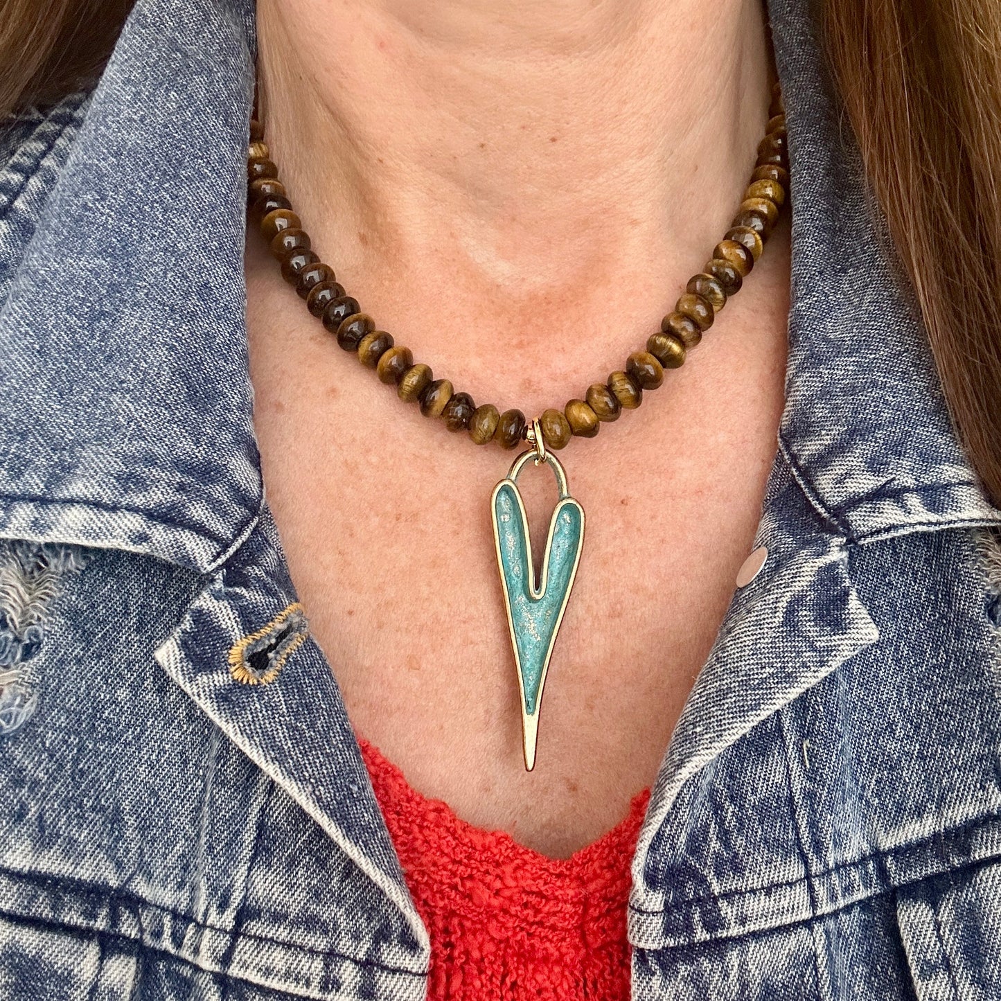 Rustic Charm Necklace, 16"