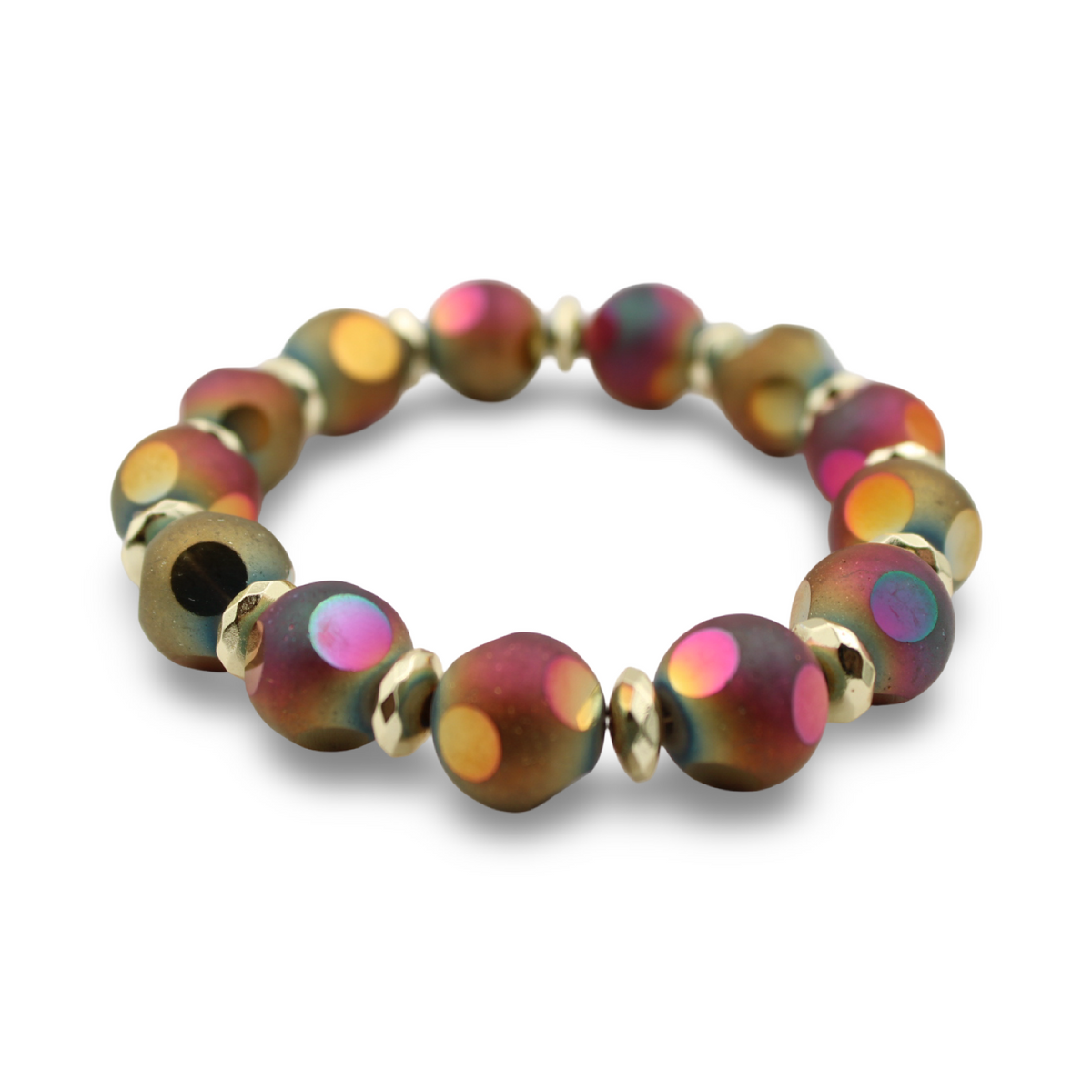 Sparkle Hour Bracelet - Gold Multi