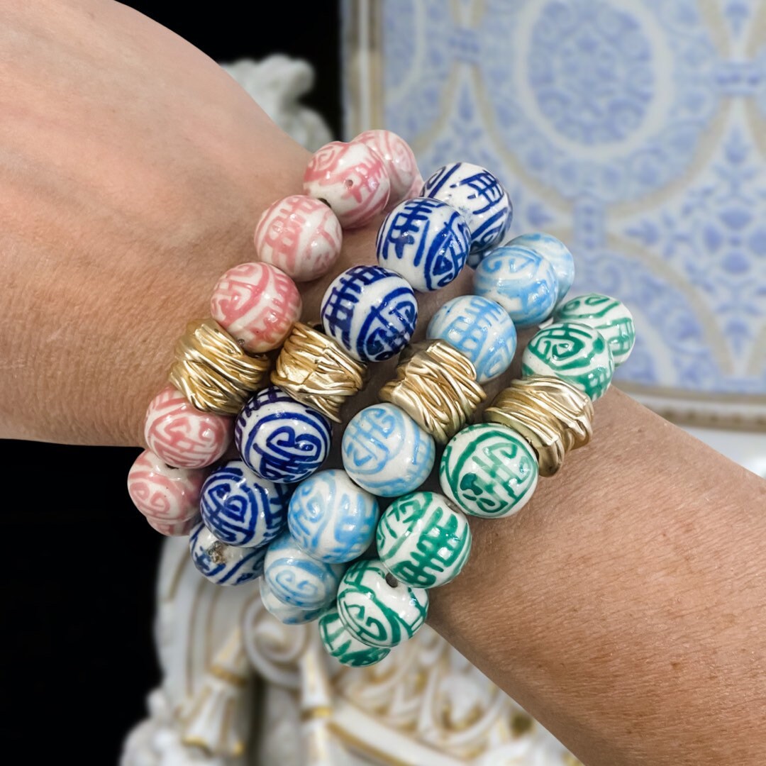 Chinoiserie Bracelet • Rose