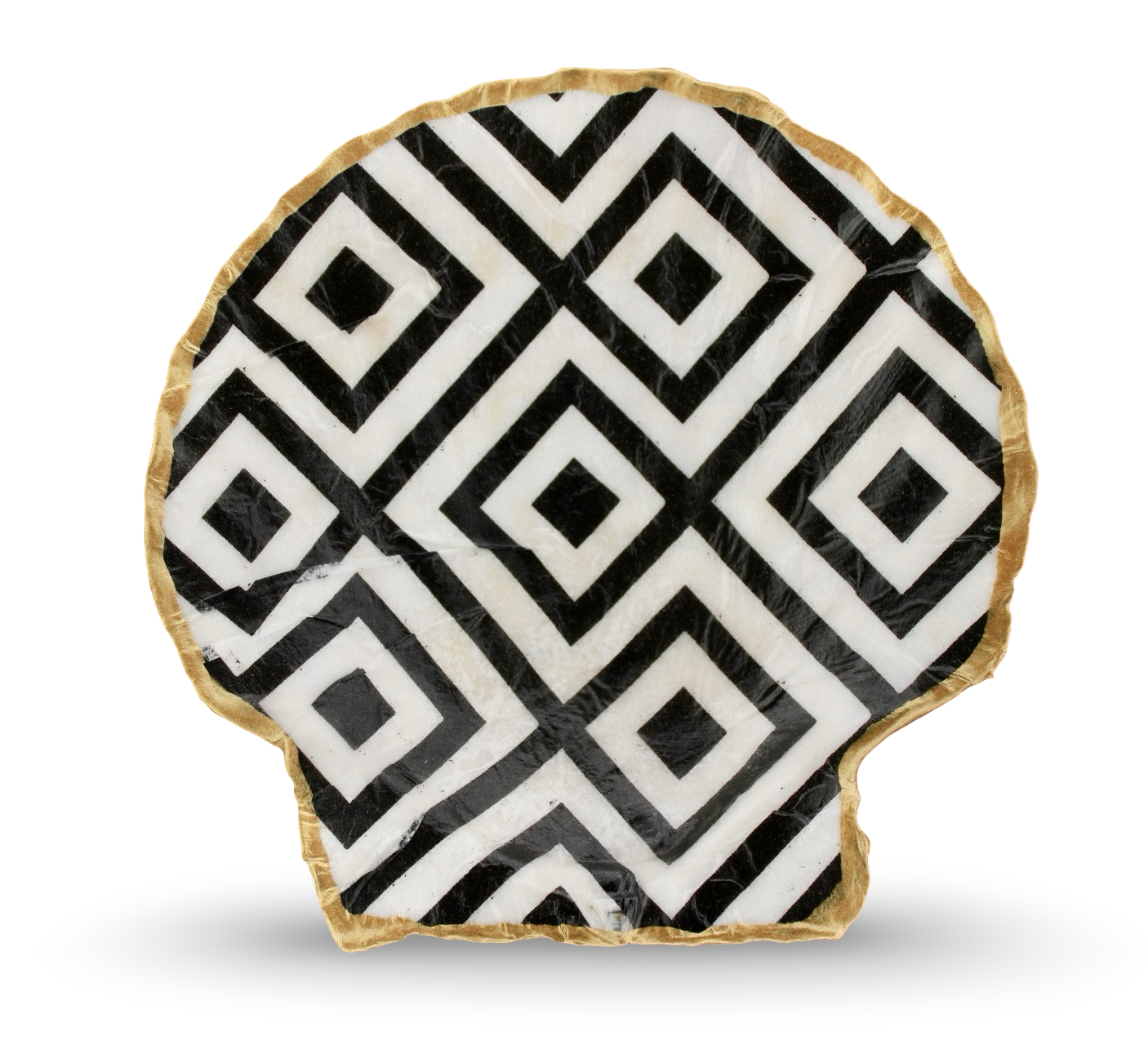Black and White Geometric Shell