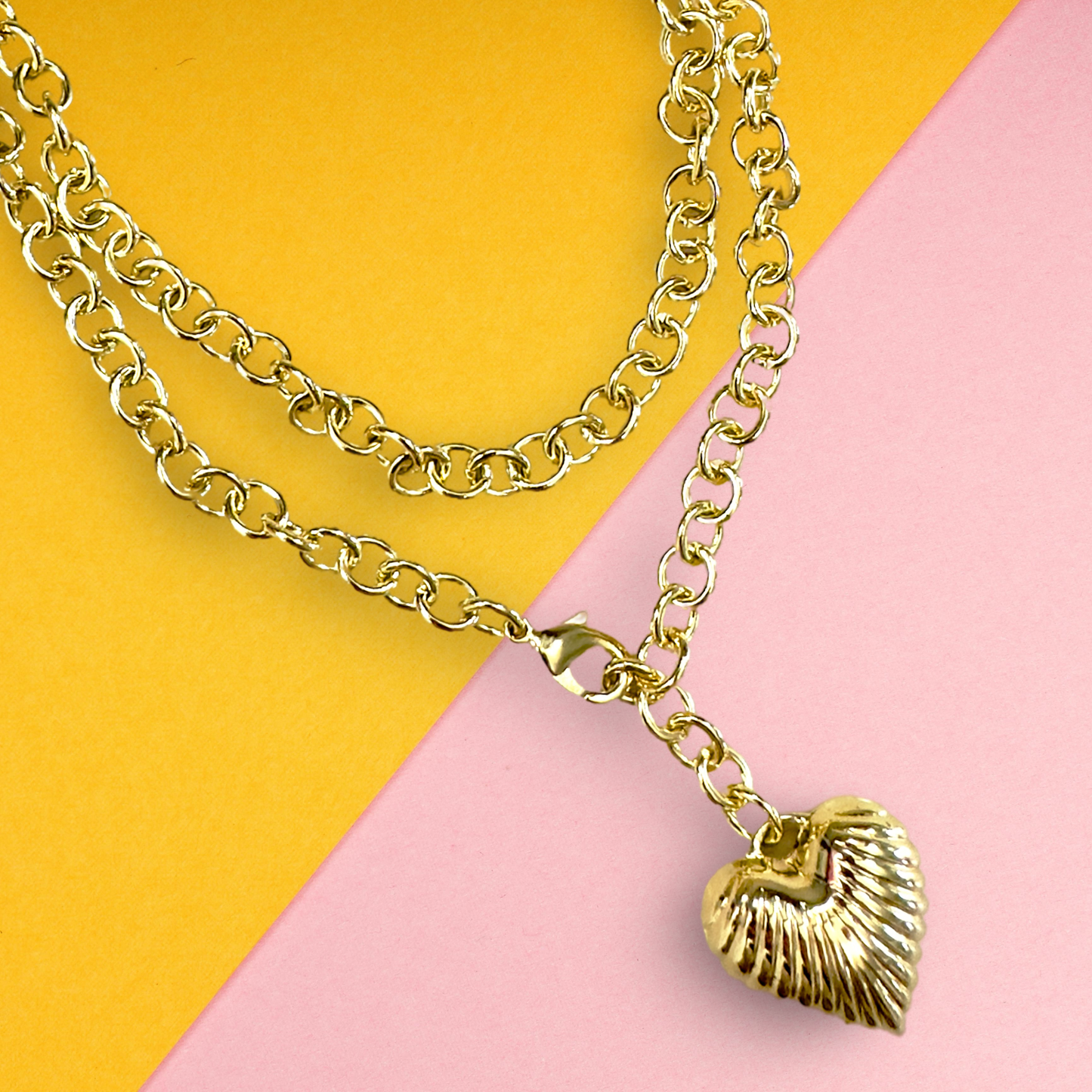 Puffy Heart Necklace