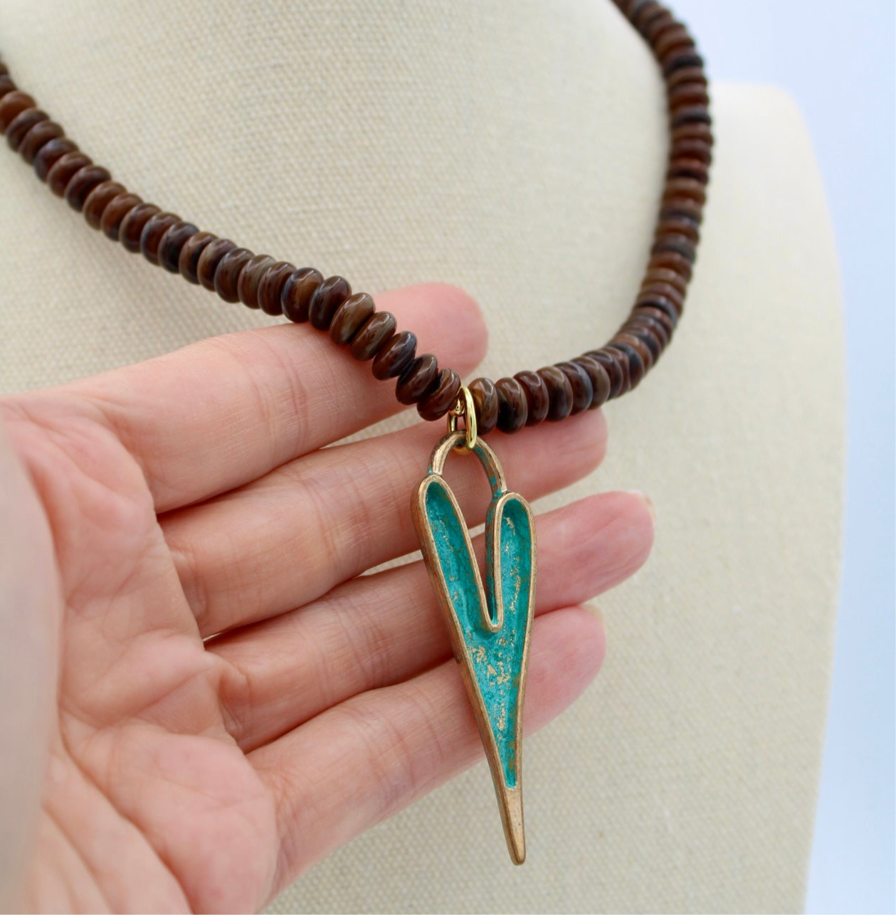 Rustic Joy Necklace, 16”