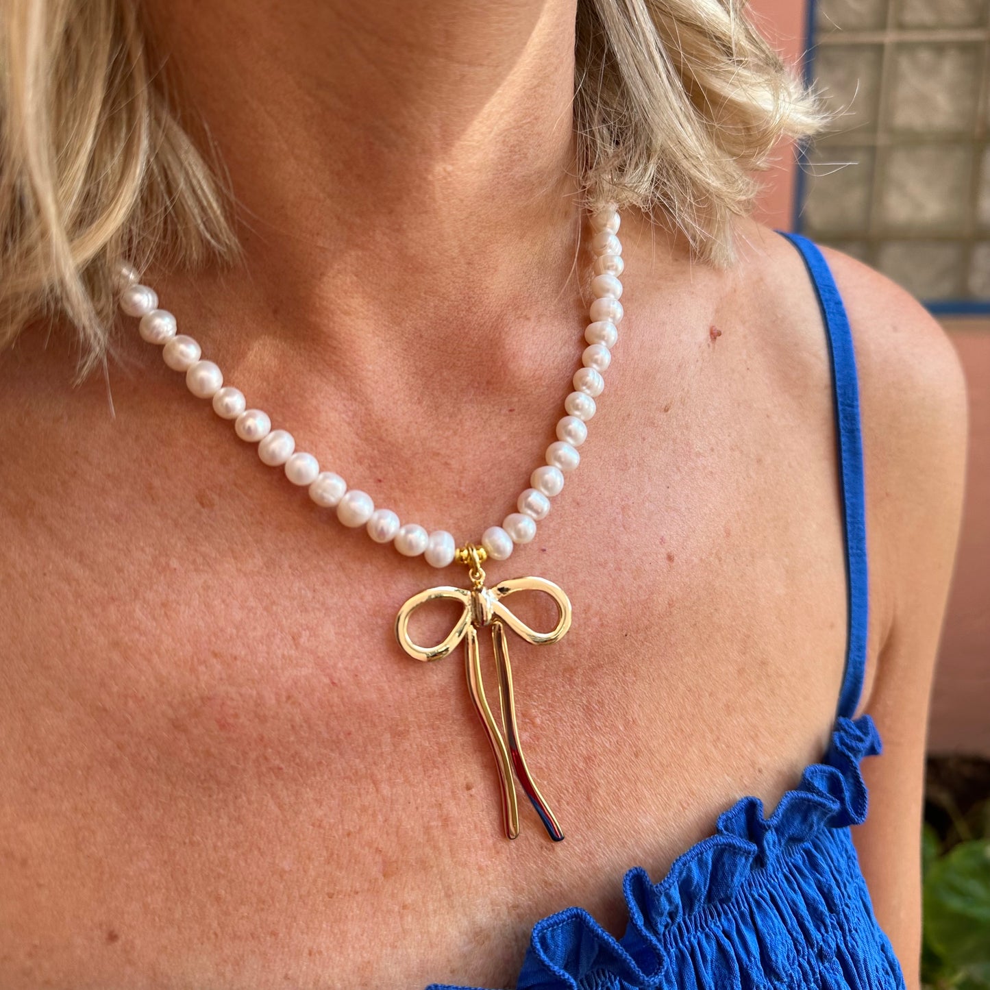 Charlotte Necklace • Pearl