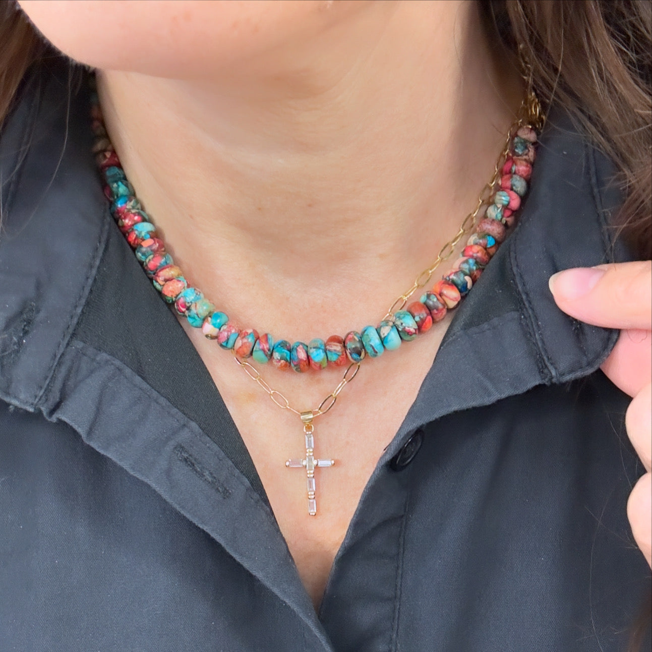 Loretta Necklace, 16"