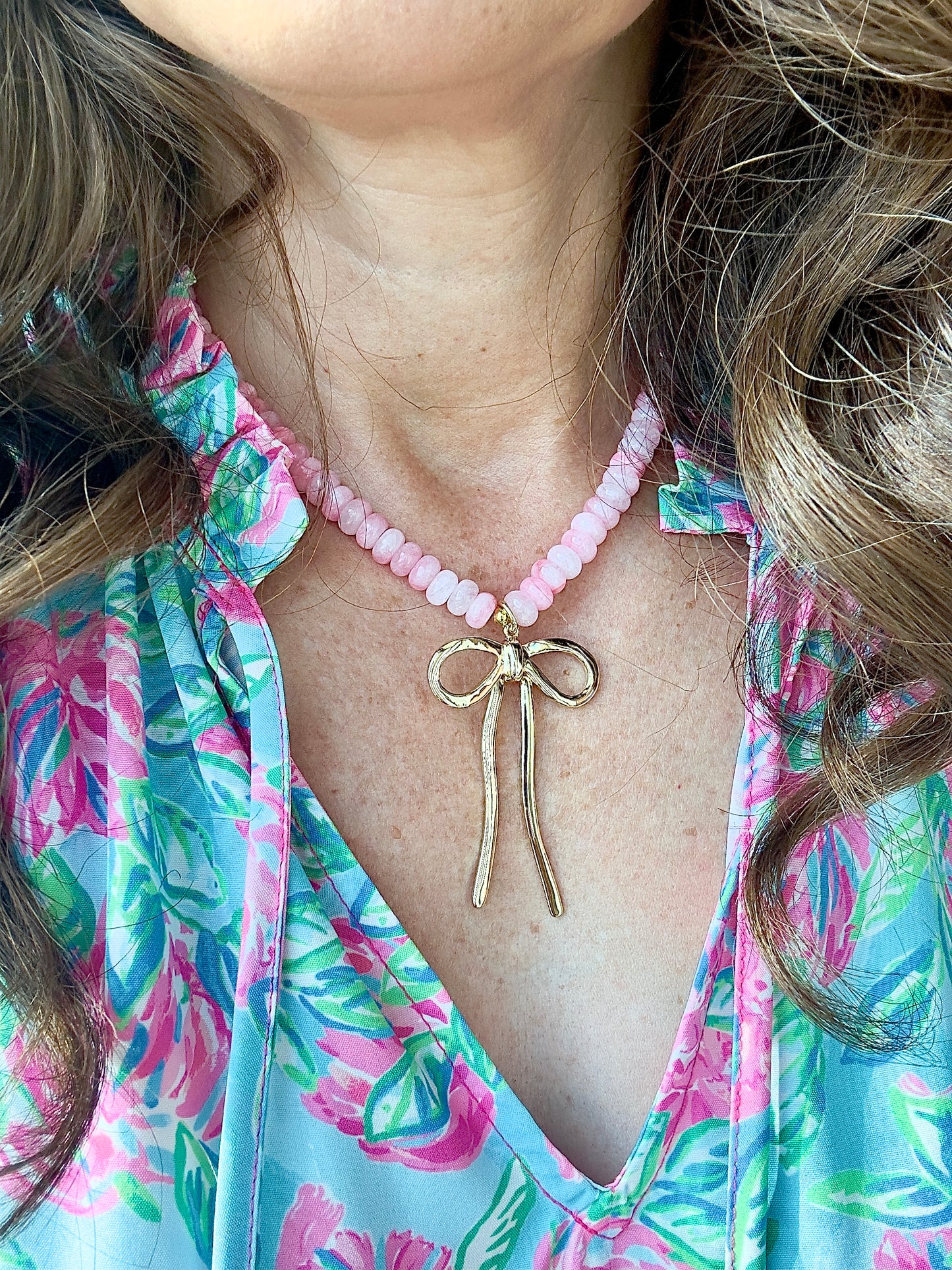 Charlotte Necklace • Pink