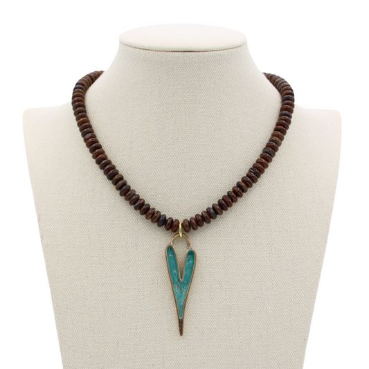 Rustic Joy Necklace, 16”