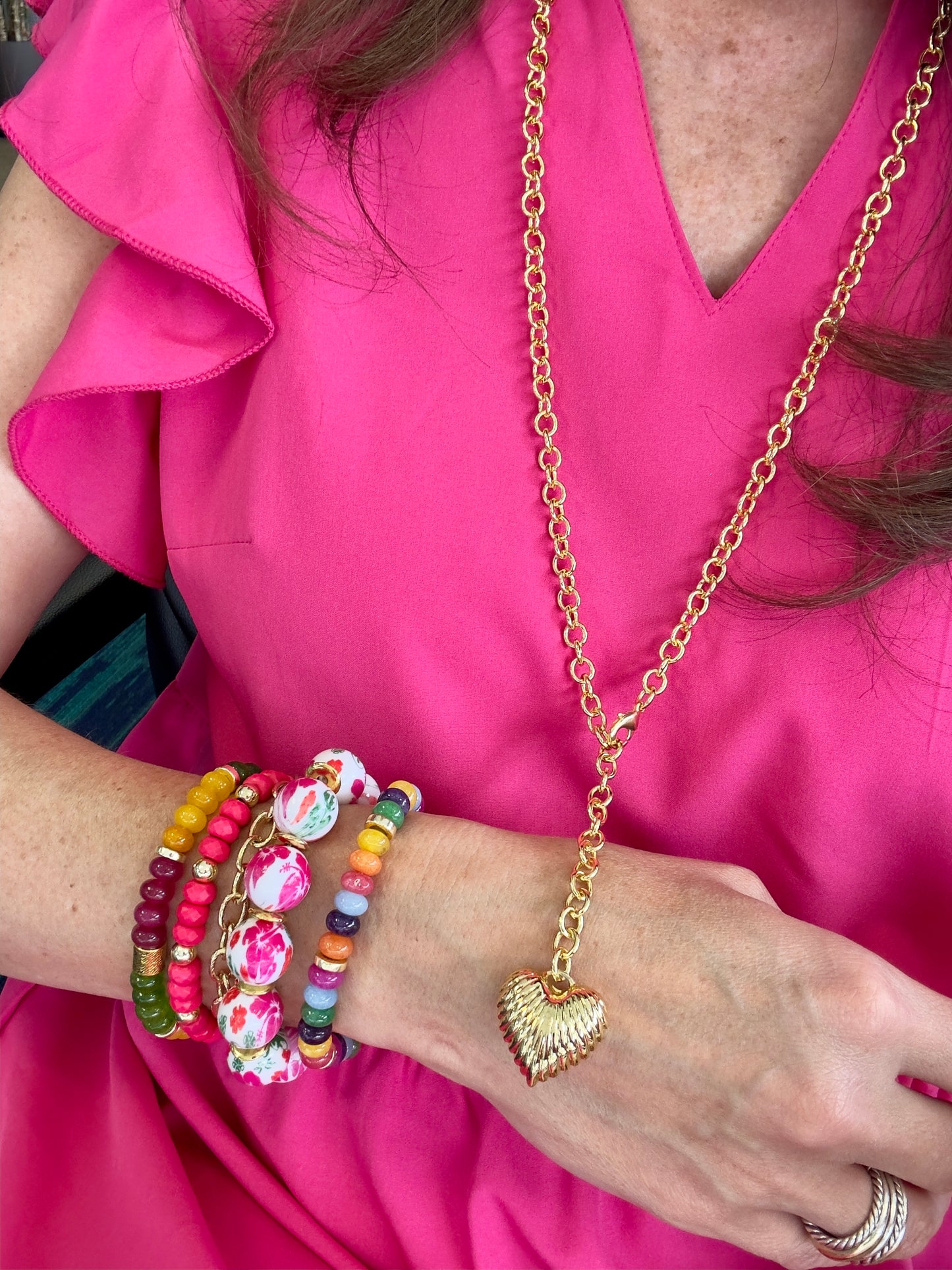 Puffy Heart Necklace