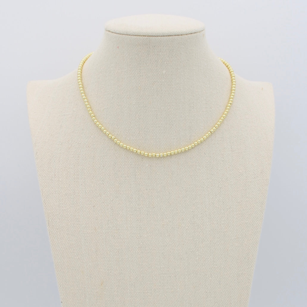 Gold Bead Necklace