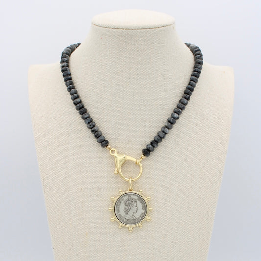 Labradorite Queen Elizabeth Necklace