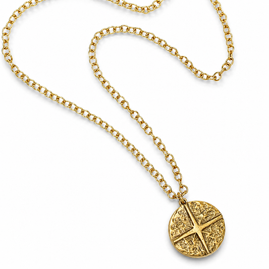 God Is With You Necklace, 28"