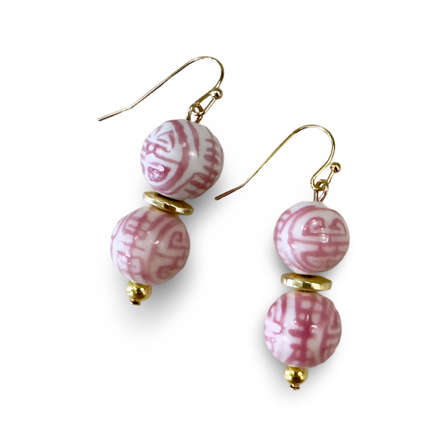 Rosewood Chinoiserie Earrings