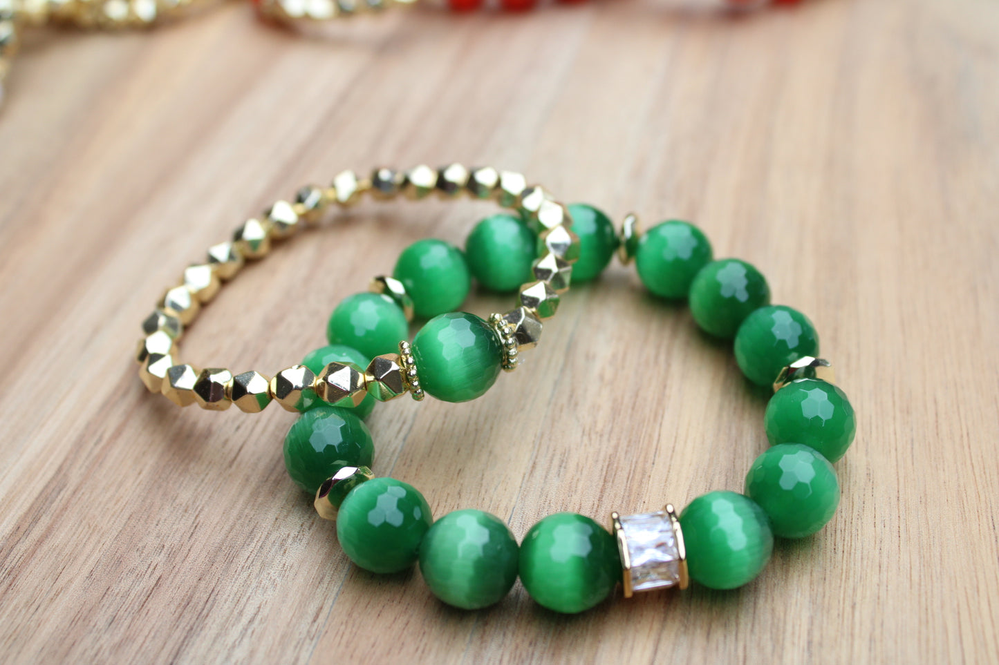 Goldie Bracelet • Emerald