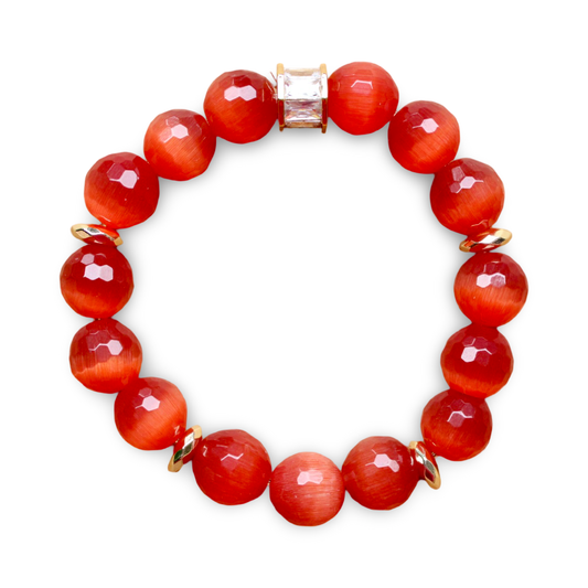 Cats Eye Bracelet • Cinnabar