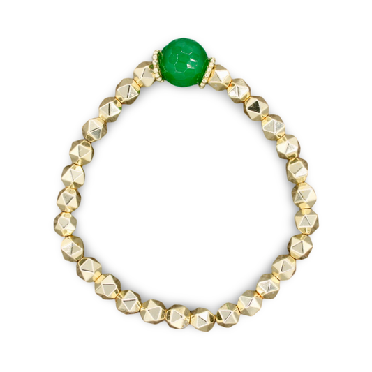 Goldie Bracelet • Emerald