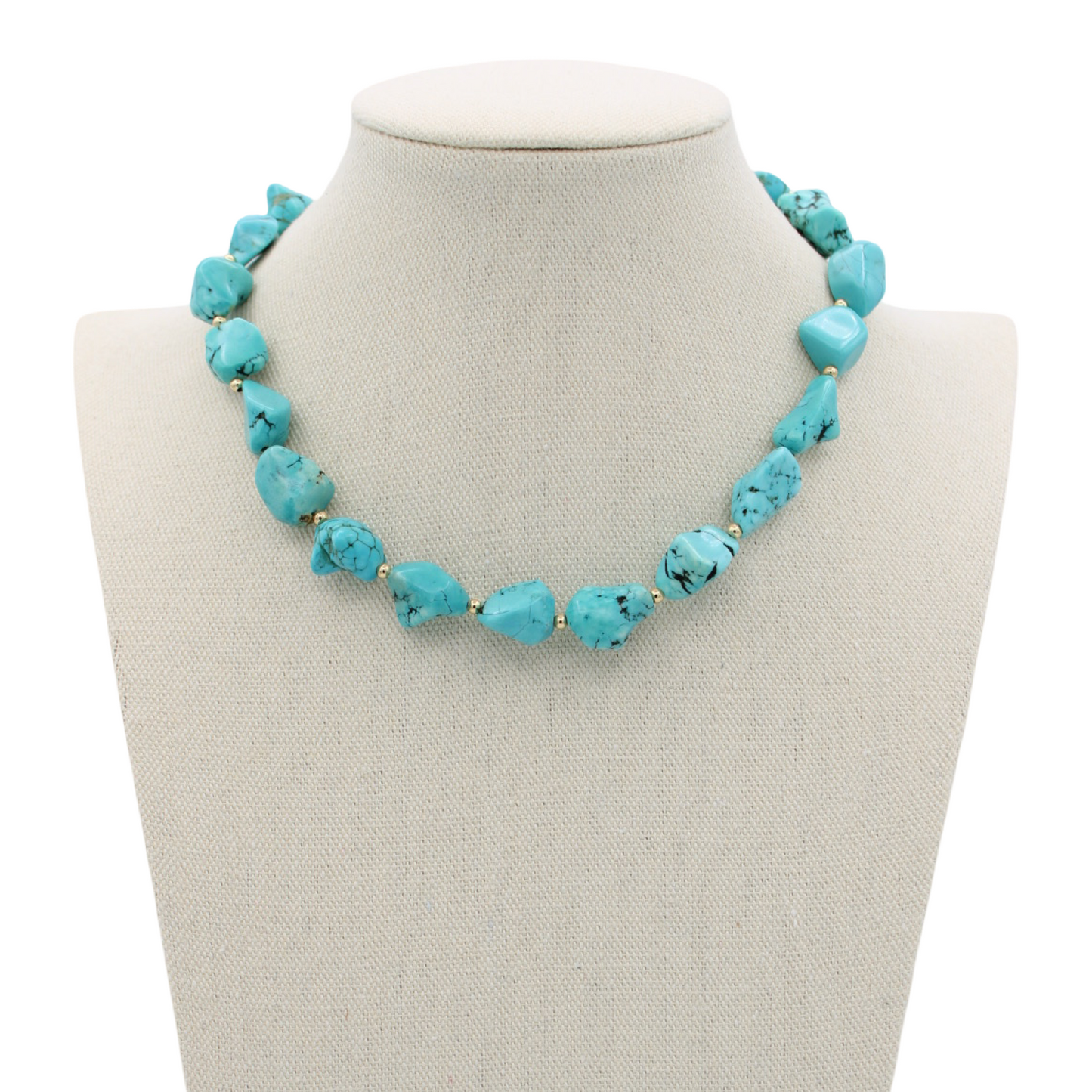 Turquoise Coast Necklace, 16”