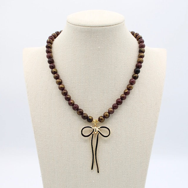 Charlotte Necklace - Flair Aubergine