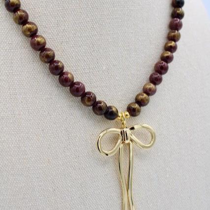 Charlotte Necklace - Flair Aubergine