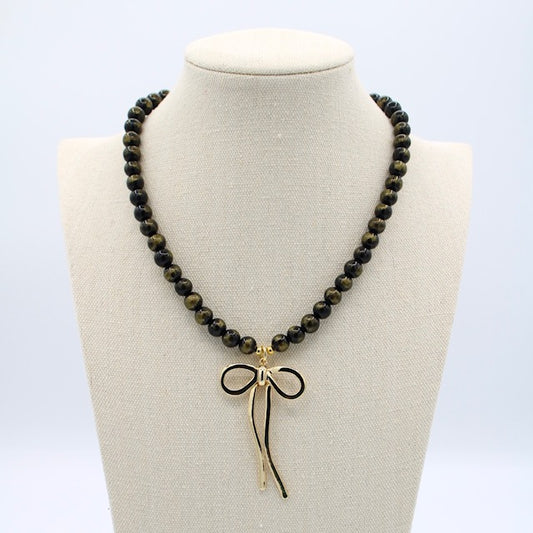 Charlotte Necklace - Flair Black