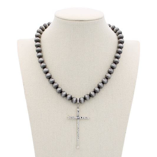 Silver Grace Necklace, 16"