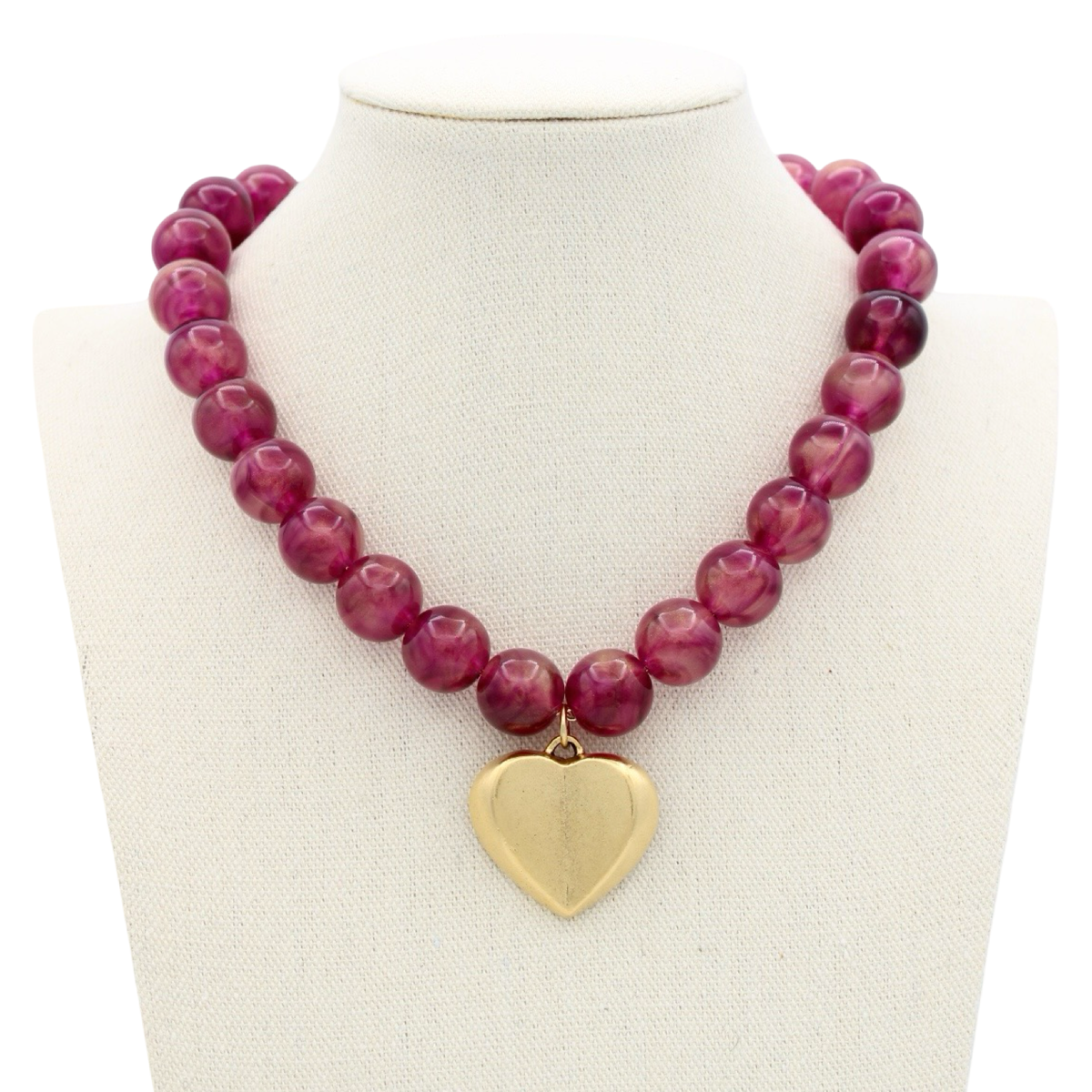 Muse Heart Necklaces, 4 Colors