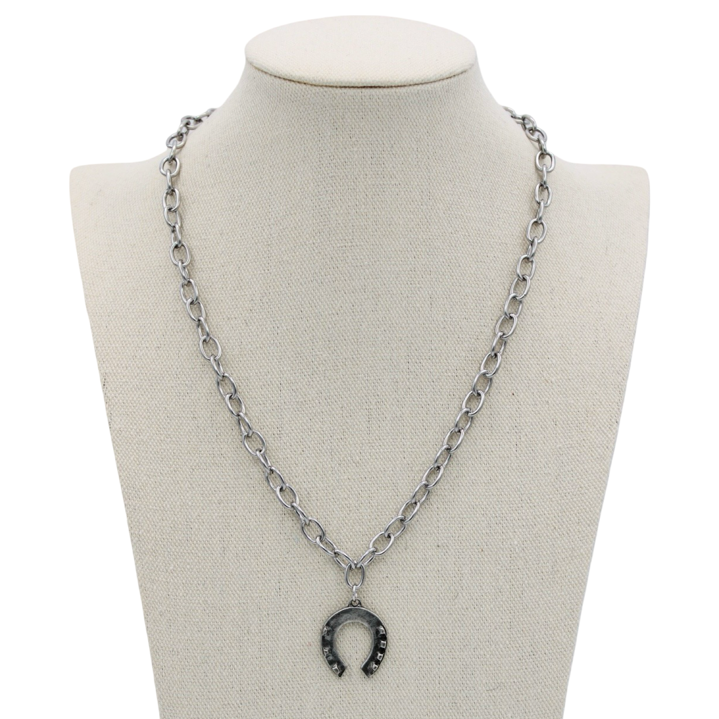 Silver Luck Necklace, 20"