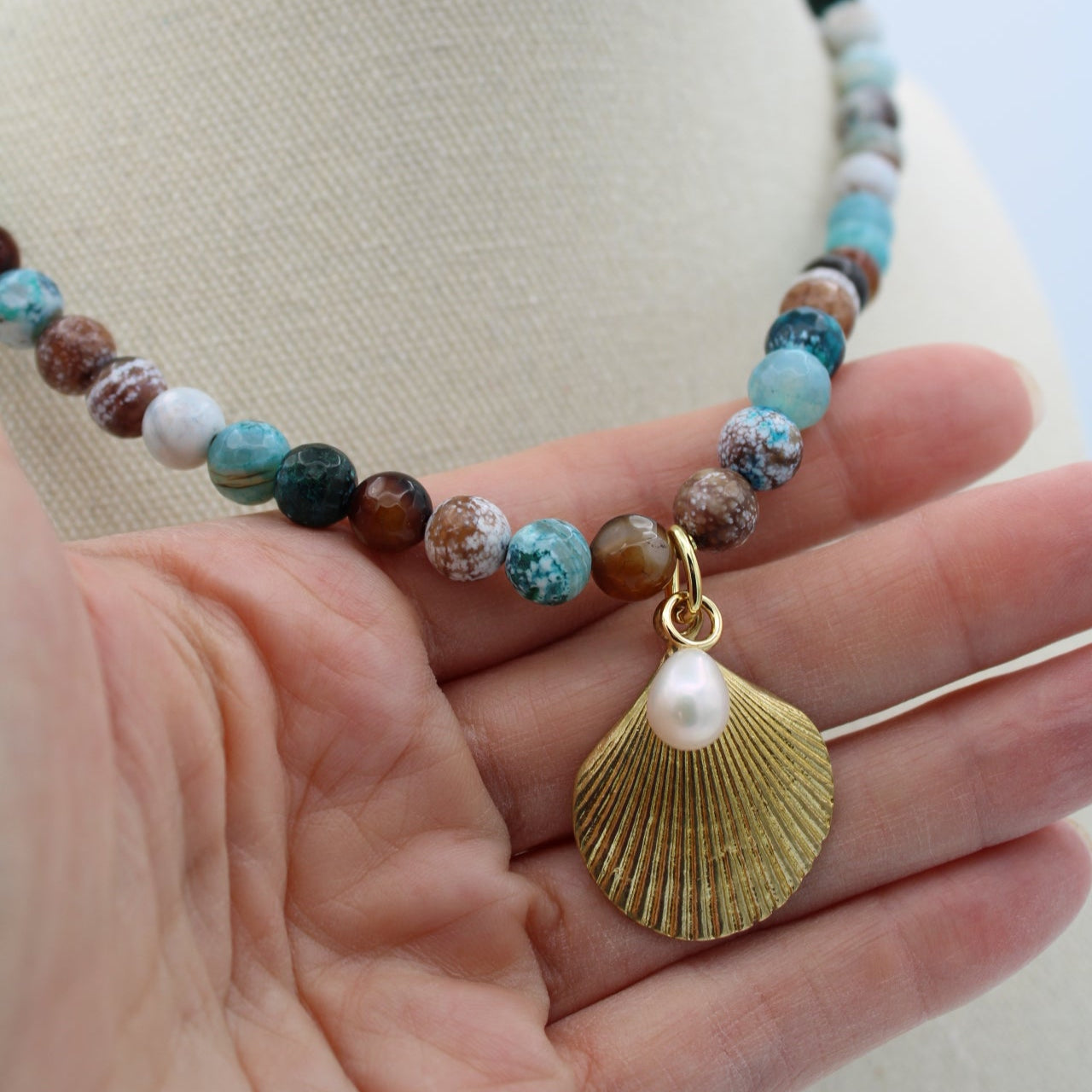 Shore Joy Necklace, 16"
