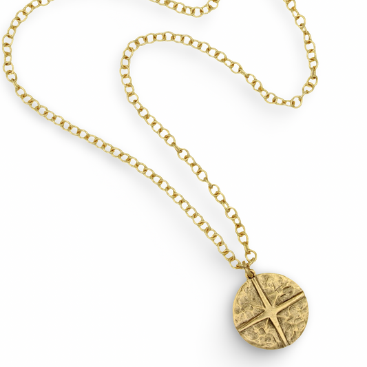 God Is With You Necklace, 28"