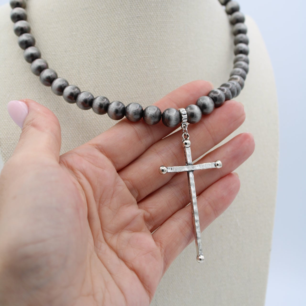 Silver Grace Necklace, 16"