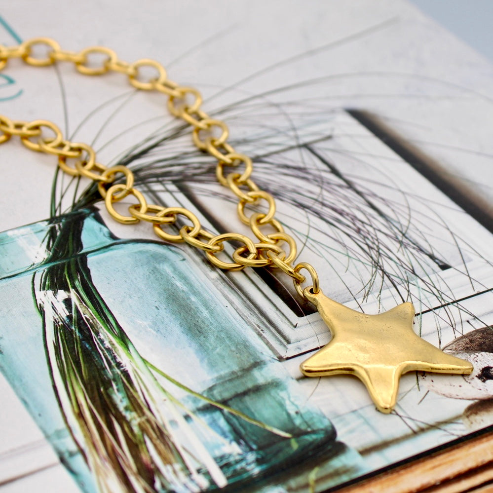North Star Necklace, 16"