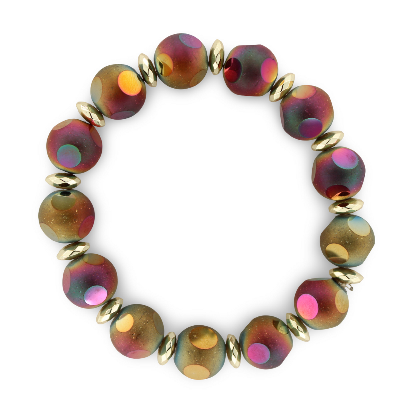 Sparkle Hour Bracelet - Gold Multi