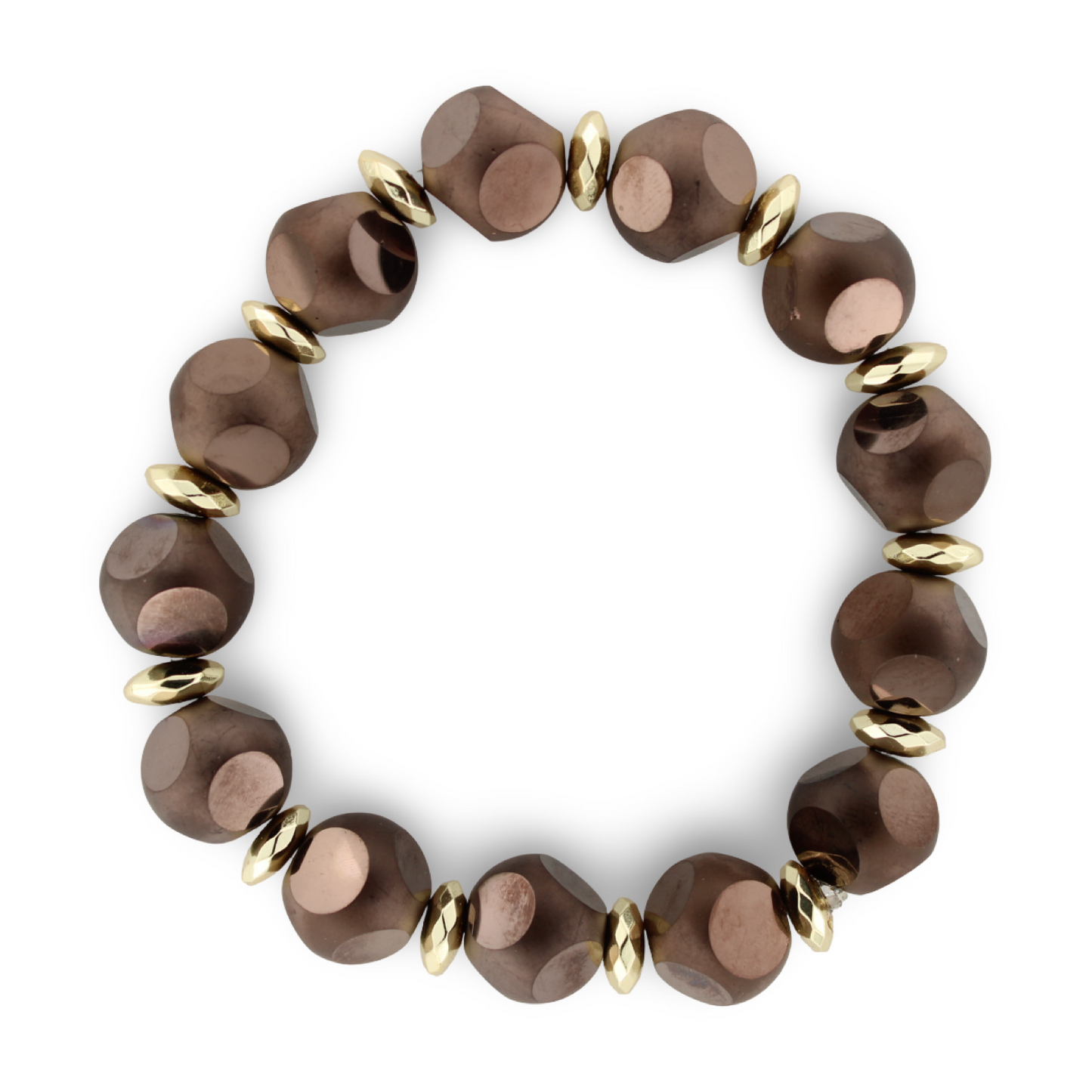 Sparkle Hour Bracelet - Espresso