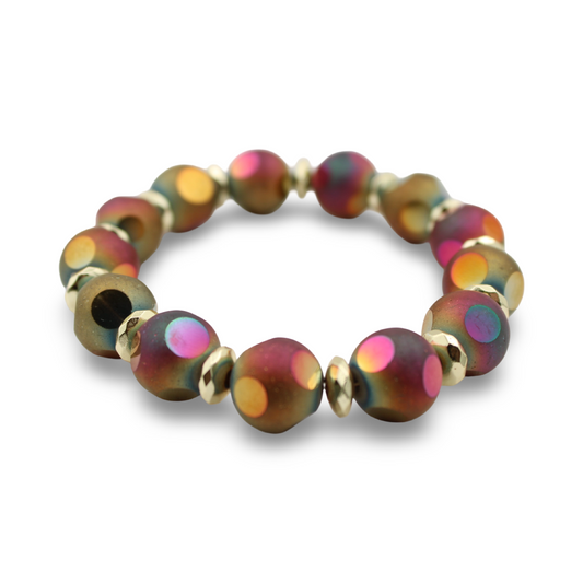 Sparkle Hour Bracelet - Gold Multi