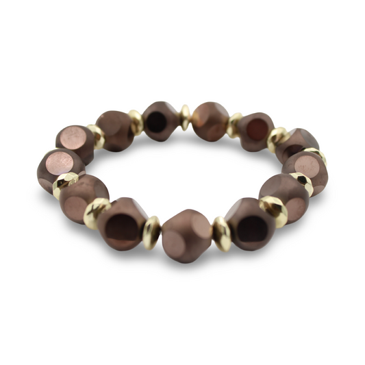 Sparkle Hour Bracelet - Espresso