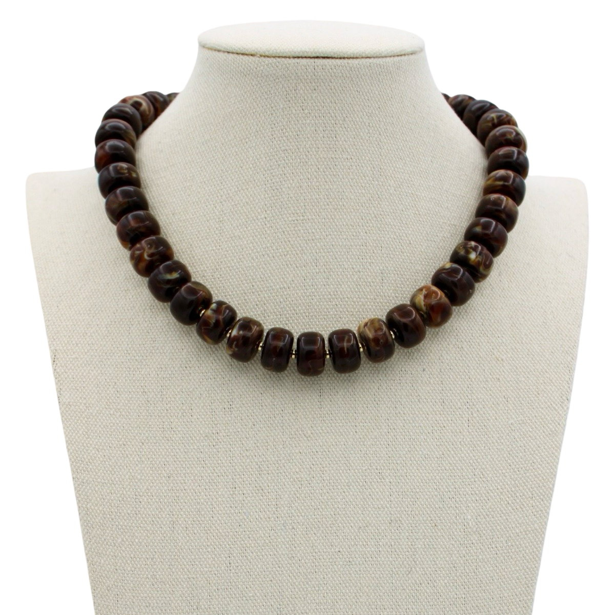 Sugarplum Necklace, Brown