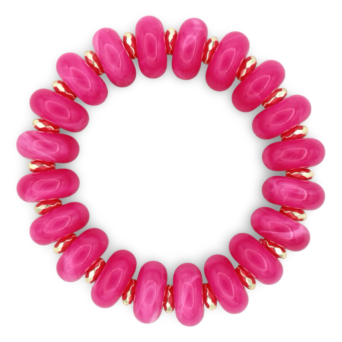 Sugarplum Bracelet, Deep Pink