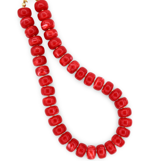 Sugarplum Necklace, Red