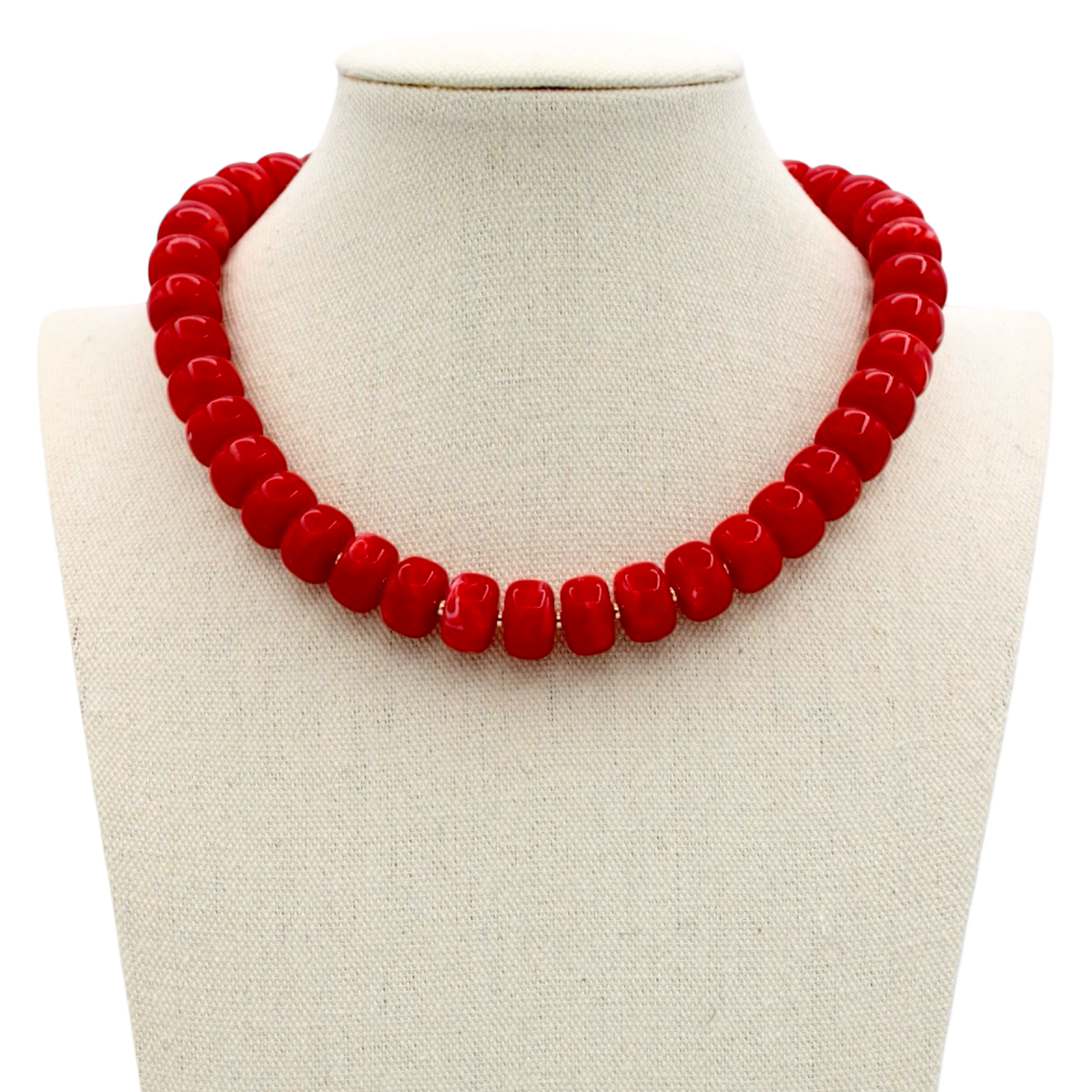 Sugarplum Necklace, Red