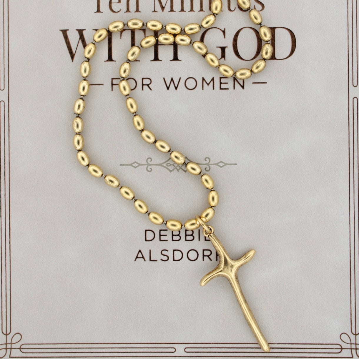 Everyday Cross Necklace, 19 1/2"