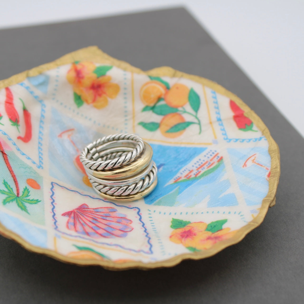 Vacay Shell Jewelry and Trinket Dish