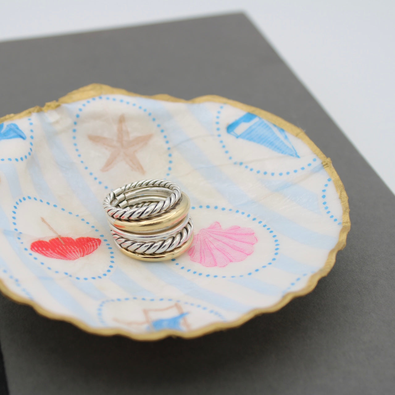 Nantucket Shell Jewelry and Trinket Dish