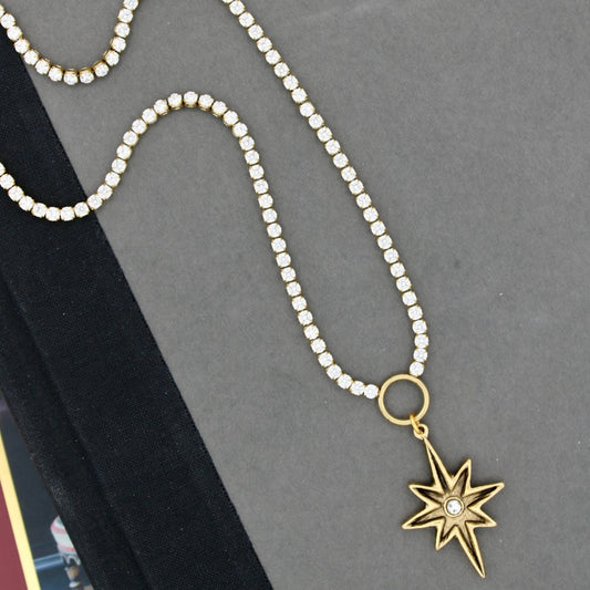 Radiance Star Necklace, 17"