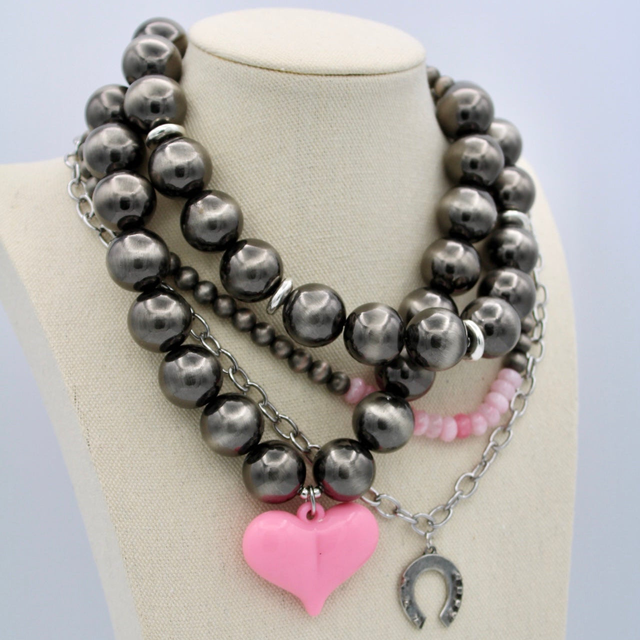 Pink Hills Necklace, 15"