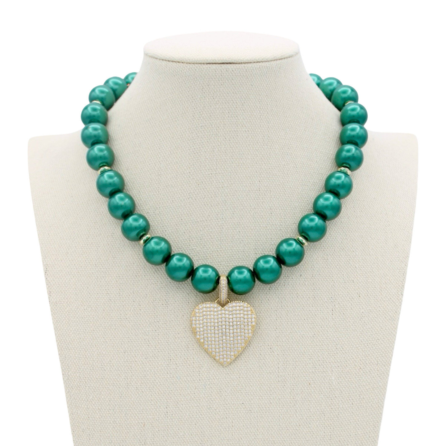 Cheers to Love Necklace, Emerald Fizz