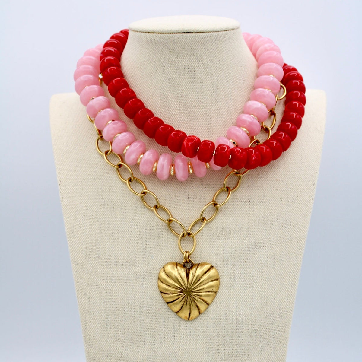 Sugarplum Necklace, Red