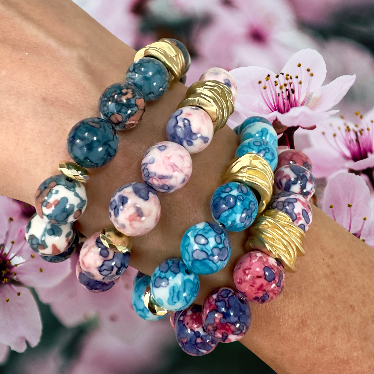 Watercolor Bracelet - Turquoise