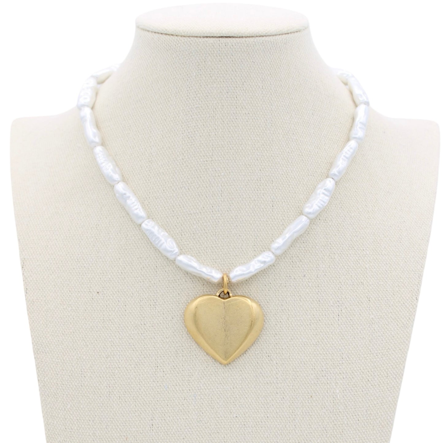 Baroque Love Necklace, 16”