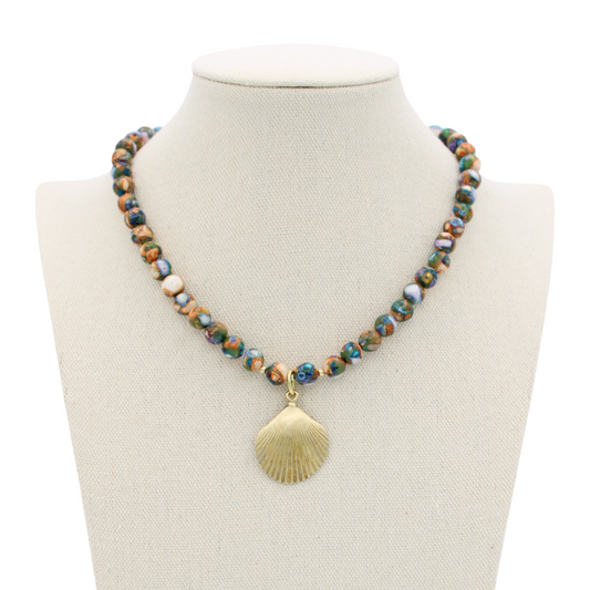 Beach Please Necklace, 16"